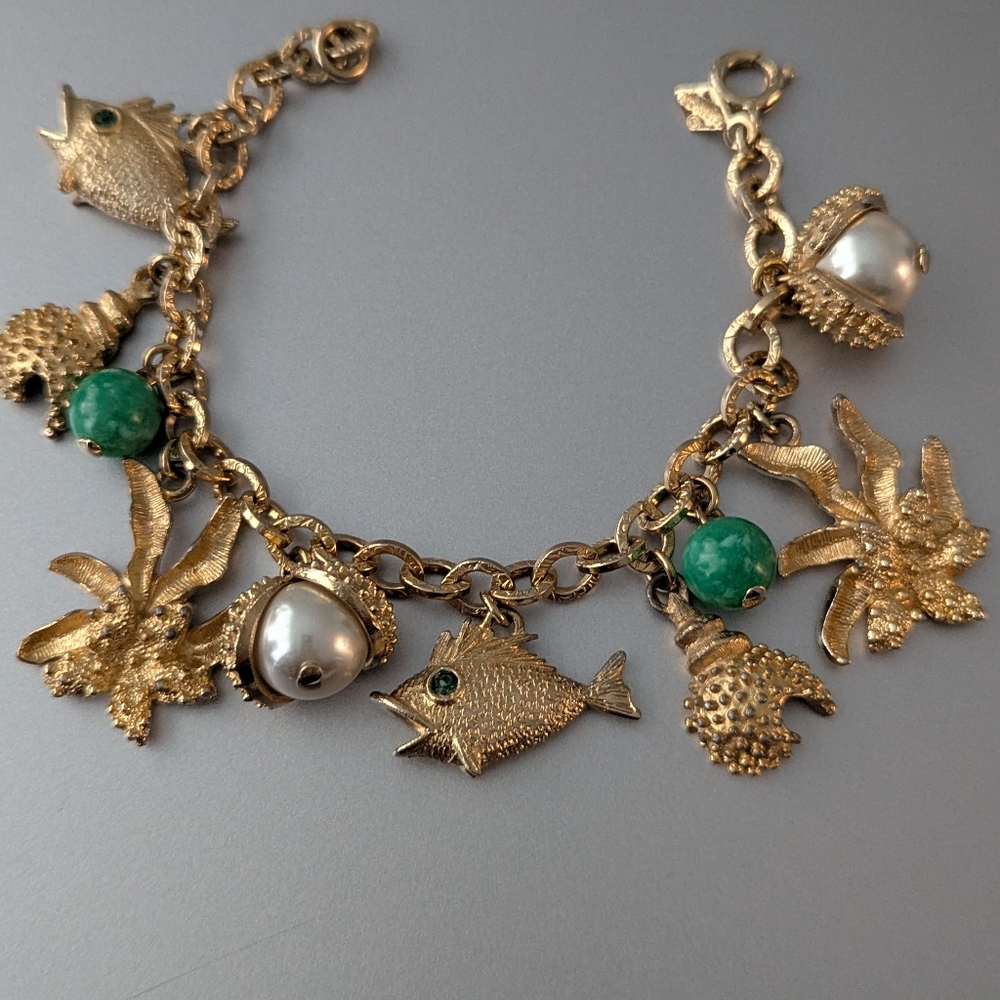Sarah Coventry "Sea Charms" Bracelet 1961